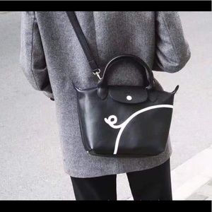 Longchamp x Mr. Bags Year of Pig Le Pliage Cuir